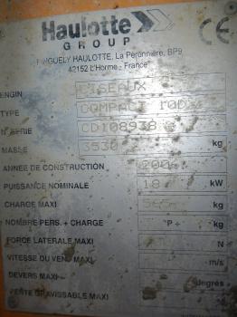 nacelle ciseaux diesel